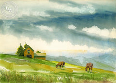 High Country, California art by Steve Santmyer. HD giclee art prints for sale at CaliforniaWatercolor.com - original California paintings, & premium giclee prints for sale