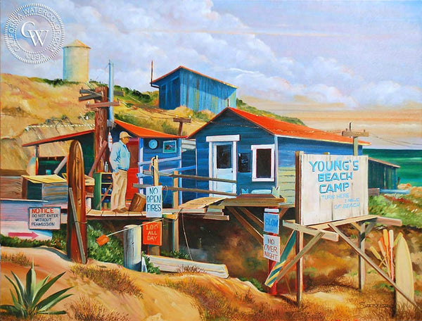 Steve Santmyer - Salt Creek, an original California oil painting for sale, original California art for sale - CaliforniaWatercolor.com