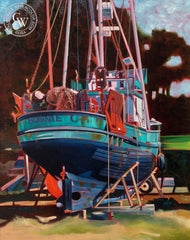 Steve Santmyer - Bonnie C., an original California oil painting for sale, original California art for sale - CaliforniaWatercolor.com