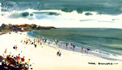 Silver Strand, 1976, California art by Hardie Gramatky. HD giclee art prints for sale at CaliforniaWatercolor.com - original California paintings, & premium giclee prints for sale